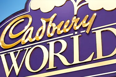 Cadbury World Sign Closeup Mobile